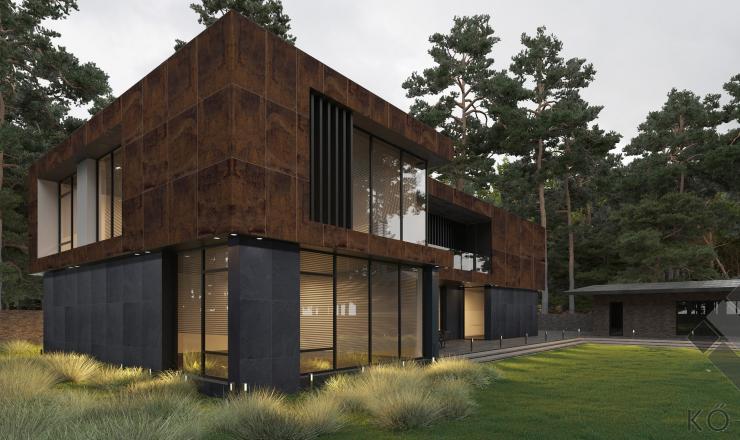 geo-Slim kőporcelán Rusty 120x60x0,5 cm és geo-Slim kőporcelán Slate Nero 120x60x0,5 cm