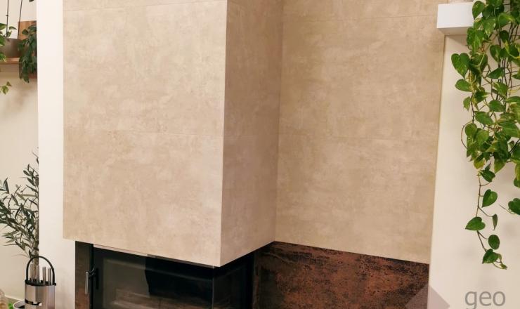 geo-Slim kőporcelán Malta Beige 120x60x0,5 cm és geo-Slim kőporcelán Rusty 120x60x0,5 cm