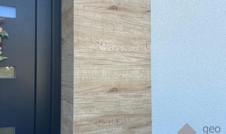 geo-Slim kőporcelán Oak Wood Light 120x19,5x0,5 cm