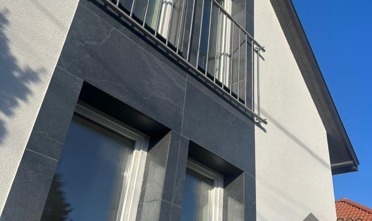 geo-Slim kőporcelán Slate Nero 120x60x0,5 cm