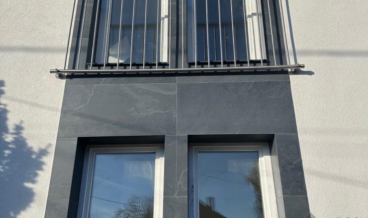 geo-Slim kőporcelán Slate Nero 120x60x0,5 cm