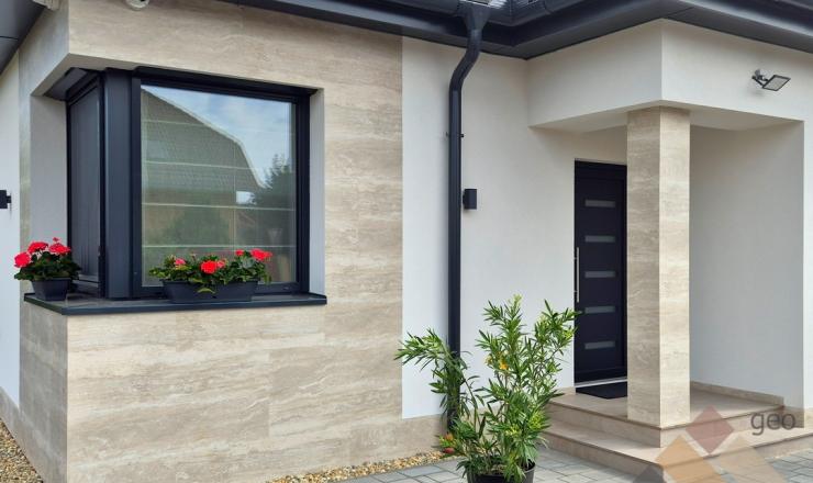 geo-Slim kőporcelán Travertin Classic 120x60x0,5 cm