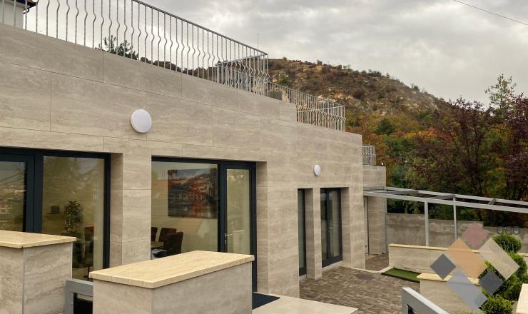  geo-Slim kőporcelán Travertin Classic 120x60x0,5 cm