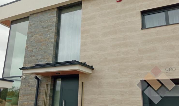 geo-Slim kőporcelán Travertin Classic 120x60x0,5 cm