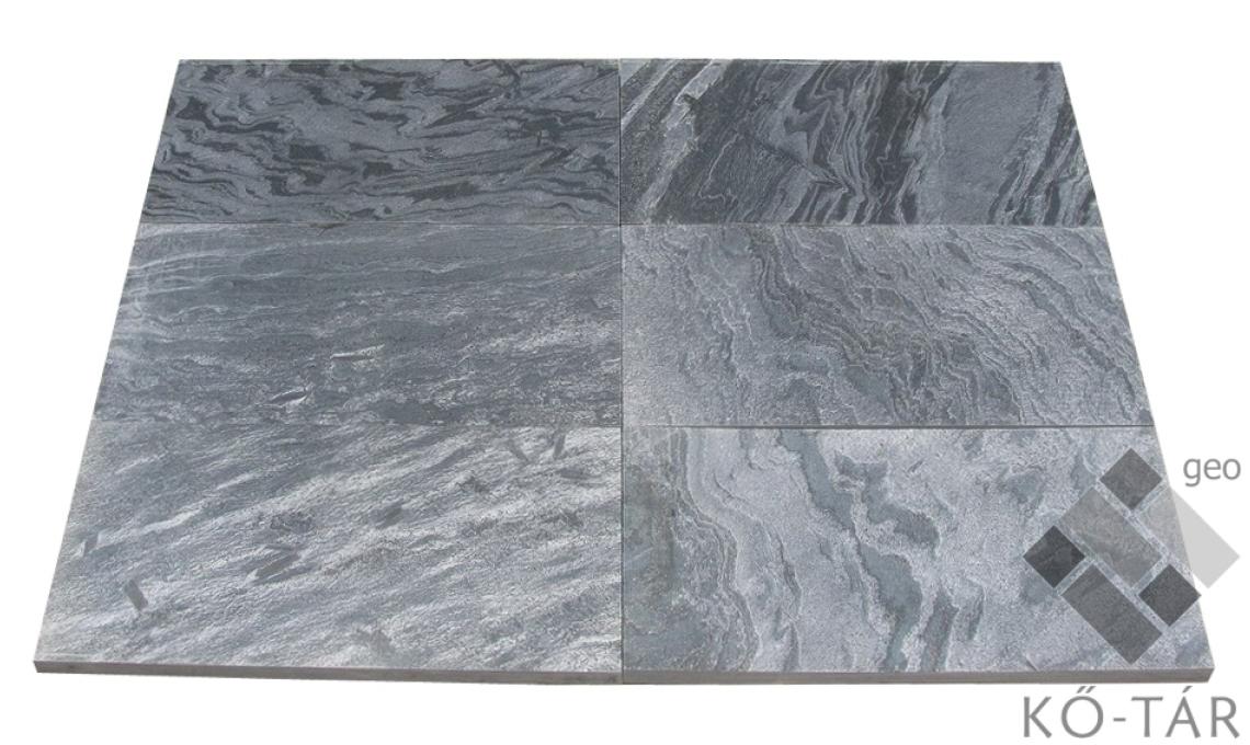 geo Silver Grey kvarcitpala polírozott 60x30x1,2 cm