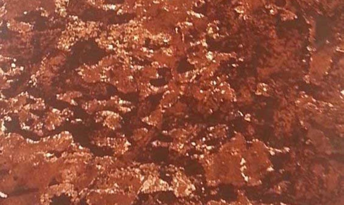 Terra Red átvilágítható geo ultravékony kő 122x61 cm
