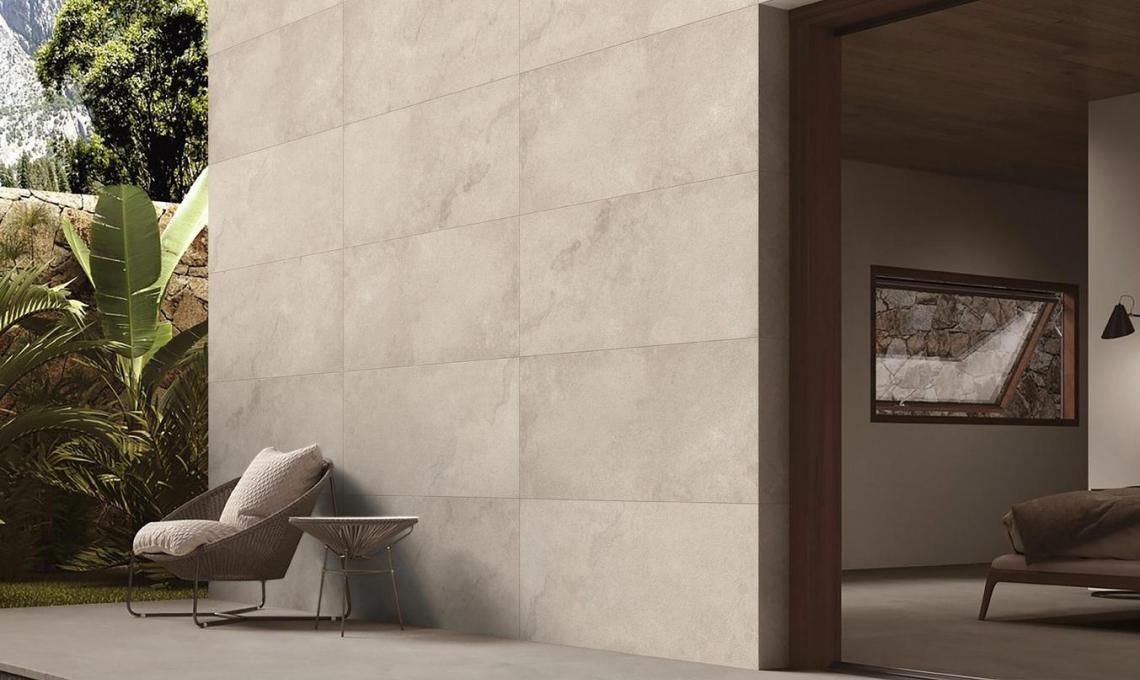 geo-Slim kőporcelán Slate Beige 120x60x0,5 cm