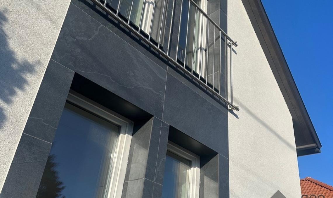 geo-Slim kőporcelán Slate Nero 120x60x0,5 cm