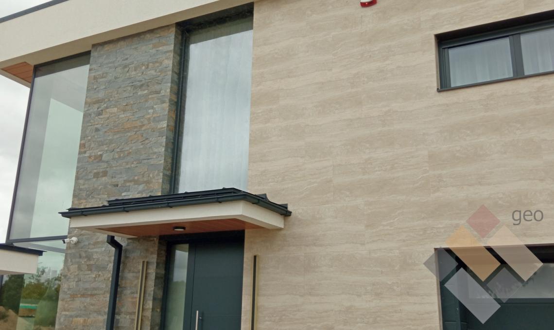 geo-Slim kőporcelán Travertin Classic 120x60x0,5 cm