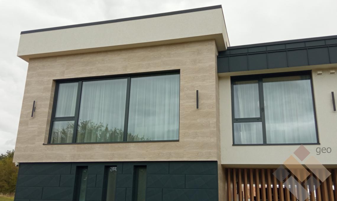 geo-Slim kőporcelán Travertin Classic 120x60x0,5 cm